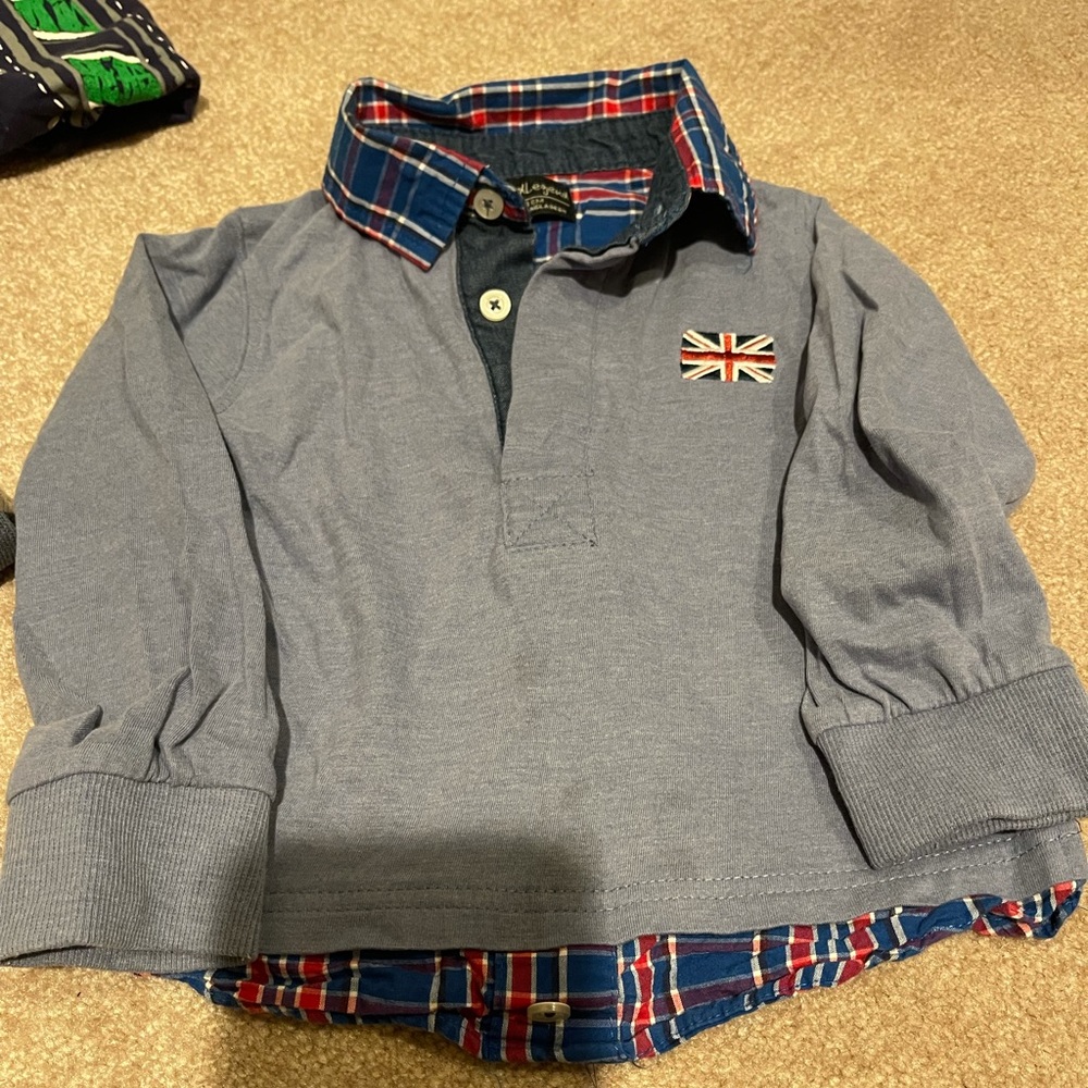 Two polo shirt for three year old boy